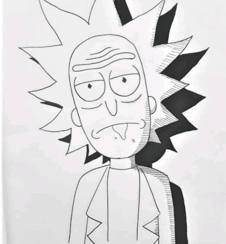 Cómo Dibujar a Rick de Rick y Morty Imágenes Y Consejos PracticArte