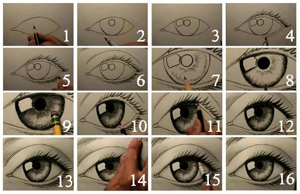Aprende Cómo Dibujar Ojos Paso A Paso: Estilos Diferentes + Guía