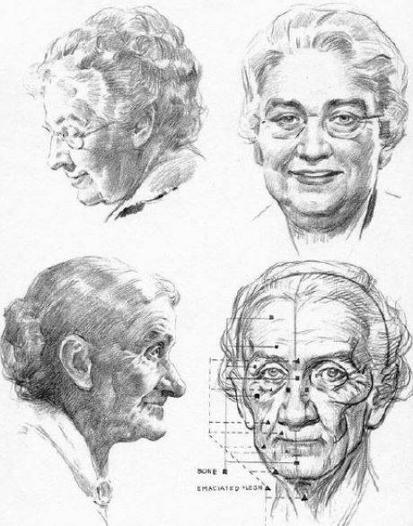 tecnicas-para-dibujar-rostros-de-abuelas