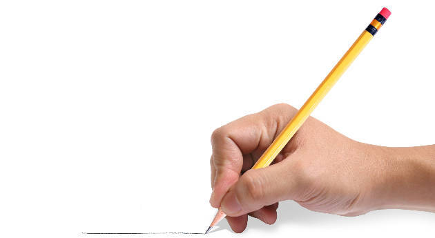 como-dibujar-una-mano-escribiendo