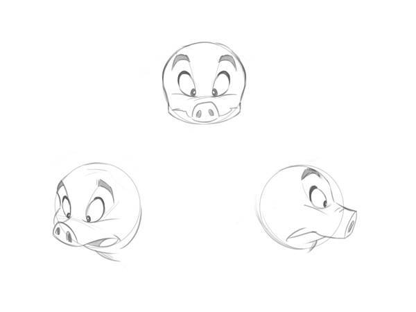 aprender a dibujar dibujos animados paso 3 animales