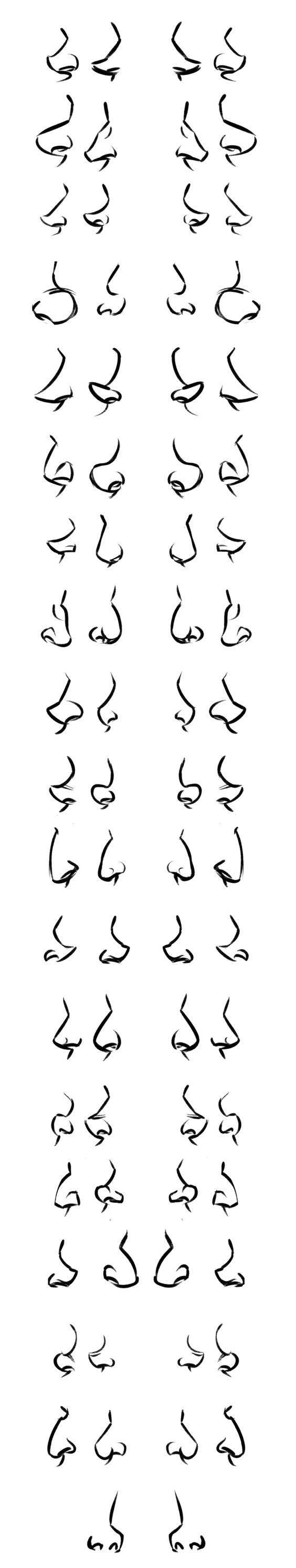 aprender a dibujar nariz en caricatura