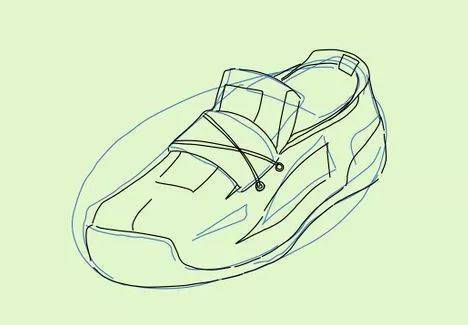 aprender a dibujar zapatos paso 1