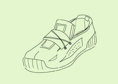 aprender a dibujar zapatos paso 2