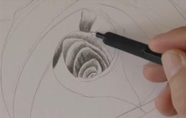 como aprender a dibujar rosas a lapiz paso a paso 3
