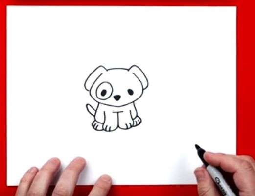 Aprende Cómo Dibujar Un Cachorro De Perro O Bebé Paso A Paso 5