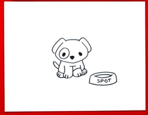 Aprende Cómo Dibujar Un Cachorro De Perro O Bebé Paso A Paso 6