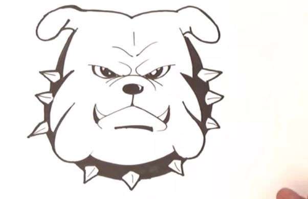 Aprende Cómo Dibujar Un Perro Bulldog Inglés Paso A Paso 8