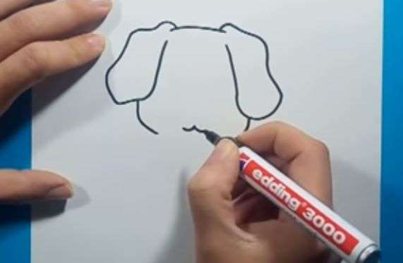 Aprende Cómo Dibujar Un Perro Caricatura Paso A Paso 1