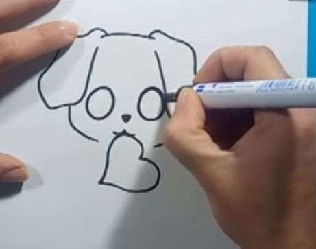 Aprende Cómo Dibujar Un Perro Caricatura Paso A Paso 3