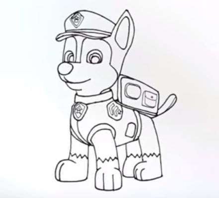 Aprende Cómo Dibujar Un Perro Policía Paso A Paso 9