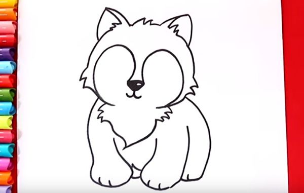 aprende como dibujar un perro tierno para niños paso a paso 5