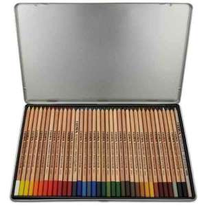 caja metalica de lapices de colores