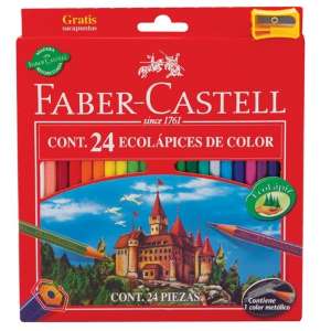 lapices faber castell 24 colores