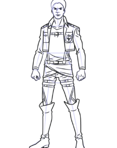 Cómo Dibujar a Reiner Braun de Shingeki no Kyojin - Imágenes Y Consejos