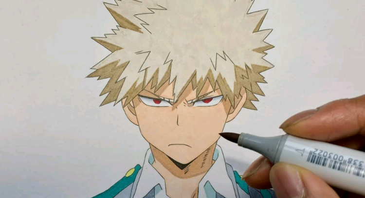 Cómo Dibujar a Katsuki Bakugo - Imágenes Y Consejos - PracticArte